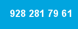928 281 79 61 928 281 79 61